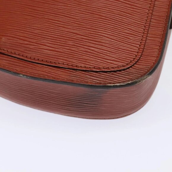 LOUIS VUITTON Epi Saint Cloud PM Shoulder Bag Brown M52213 LV Auth 94852 - Picture 10 of 15